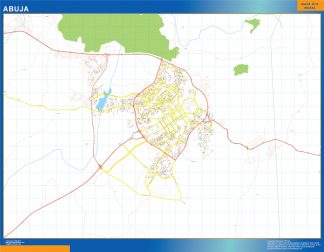 Abuja map Nigeria