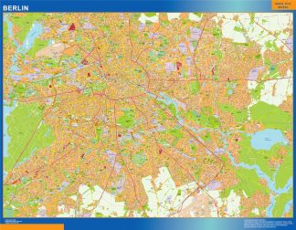 Berlin map in Germany
