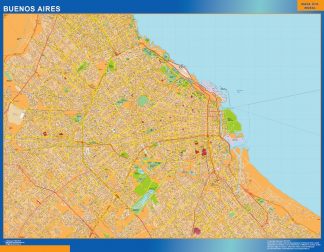 Buenos Aires map in Argentina