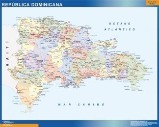 Dominican Republic map