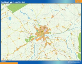 Gorzow Wielkopolski map Poland
