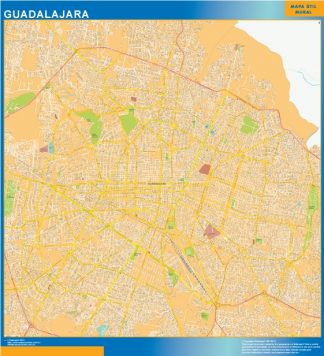 Guadalajara Centro map Mexico