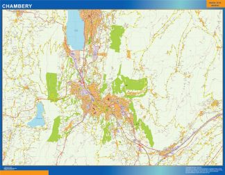 Map of Chambery France