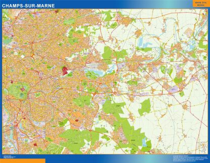 Map of Champs Sur Marne France