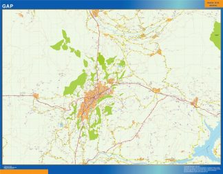 Map of Gap France