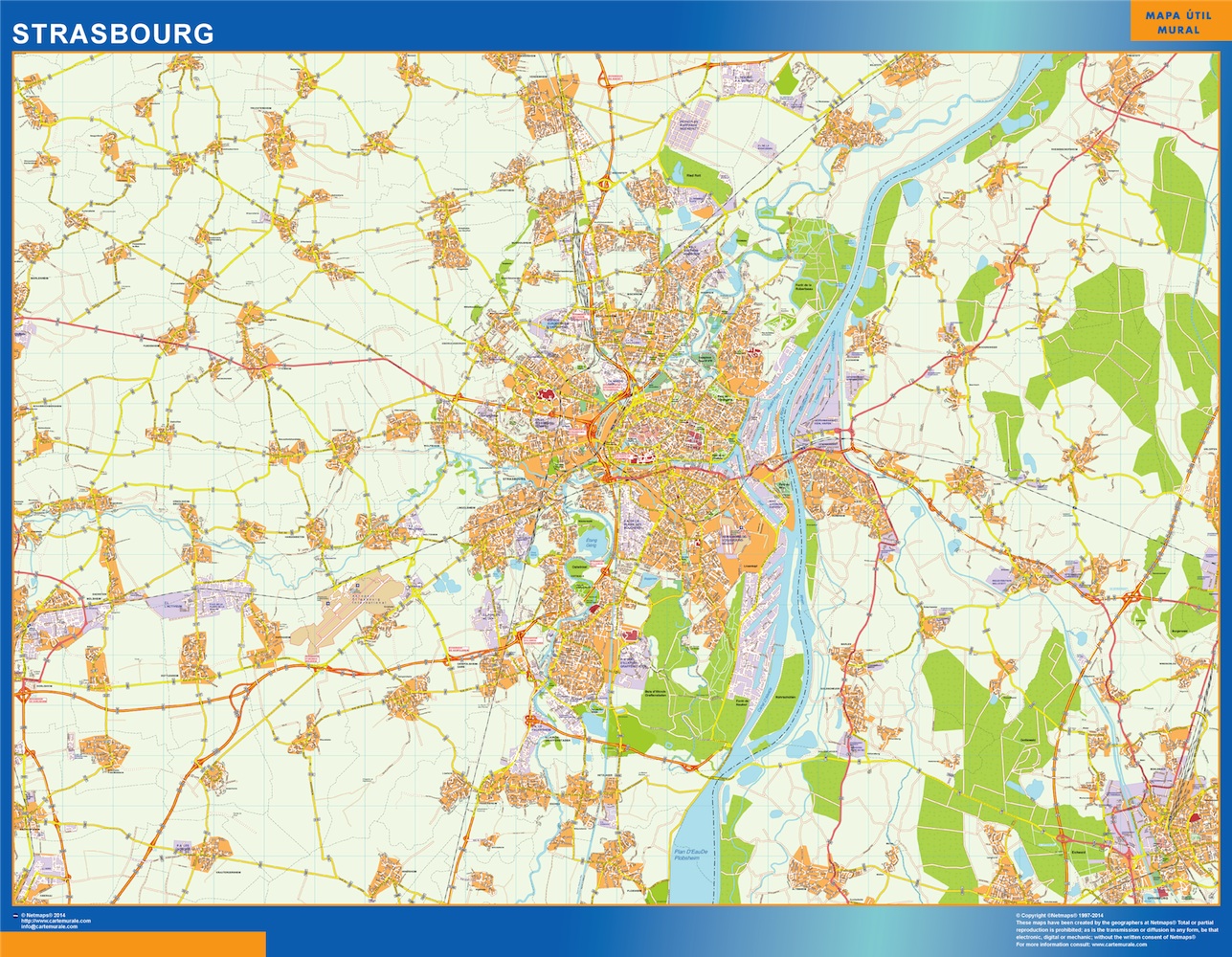 Strasbourg france map deals