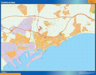 Map of Tarragona Spain