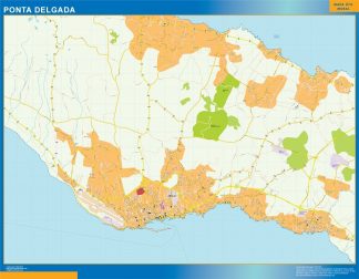 Ponta Delgada map
