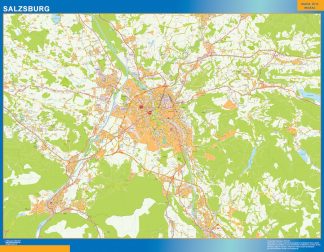 Salzsburgo map in Austria