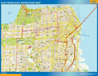 San Francisco downtown map